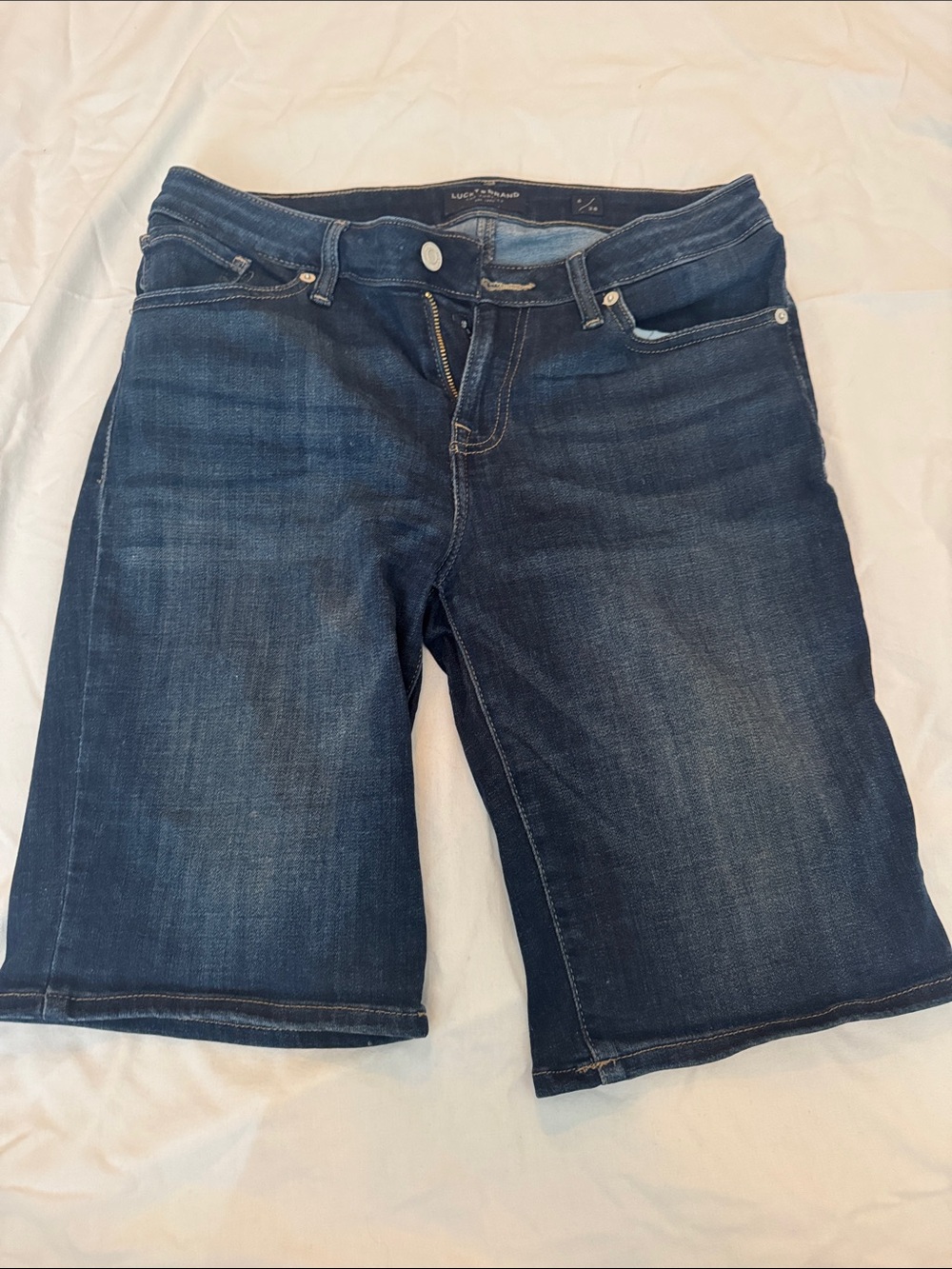 Lucky Brand Indigo Denim Bermuda Shorts